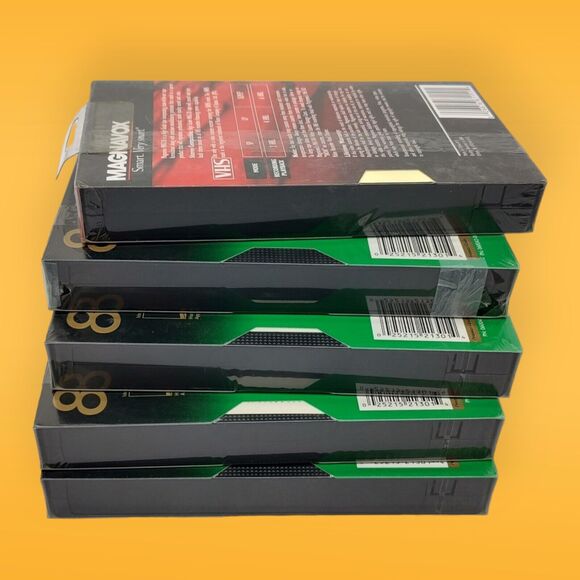 NEW Maxell Premium Grade VHS T160 (4 Videocassettes) + 1 Magnavox T120 Extra HG - Picture 11 of 13